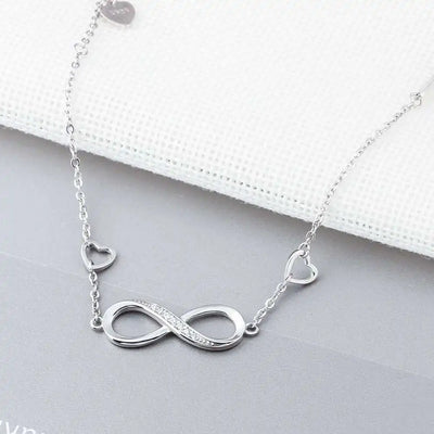 Sterling Silver Infinity Bracelet - Adjustable