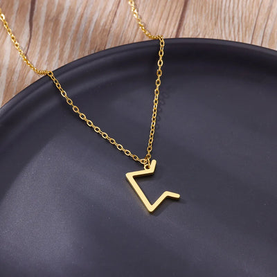 Viking Rune Necklace - Stainless Steel, Norse