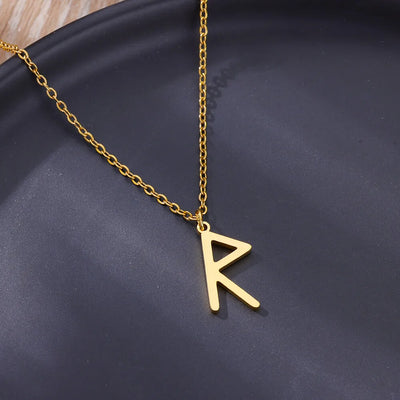 Viking Rune Necklace - Stainless Steel, Norse