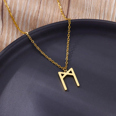 Viking Rune Necklace - Stainless Steel, Norse