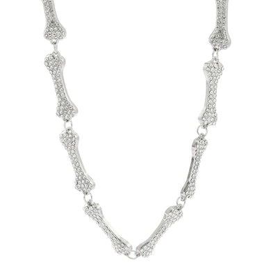Rhinestone Clavicle Necklace - Aesthetic, Gothic Punk, Choker