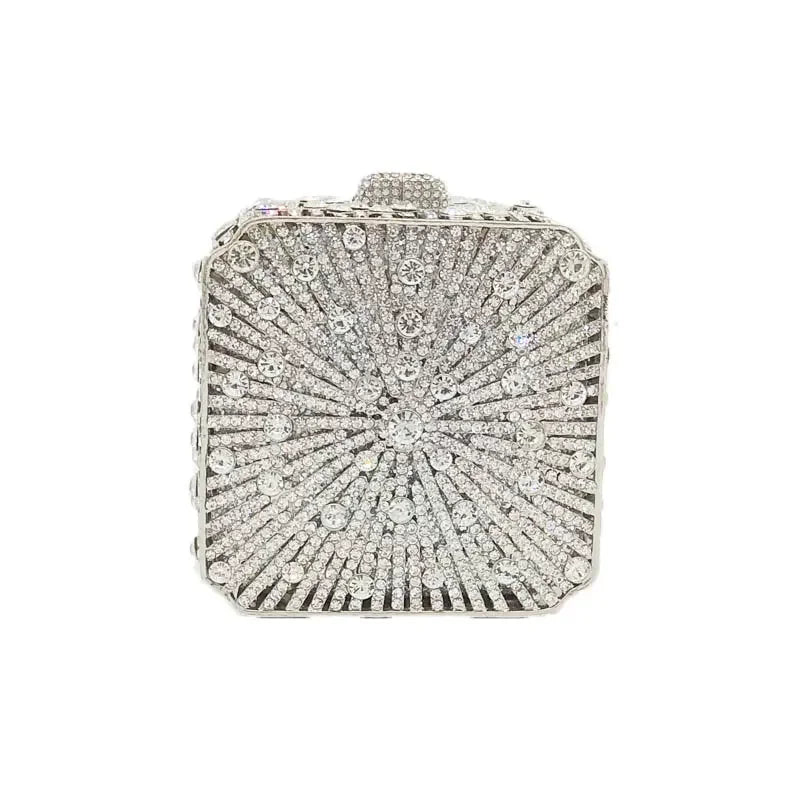 Crystal Evening Clutch Bag - Rhinestone, Bridal, Minaudiere