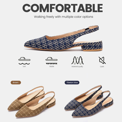 CHCH Flat Ankle Strap Sandals - Open Toe