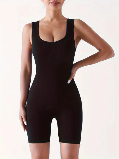 Sleeveless Sport Rompers - Yoga, Gym, Fitness