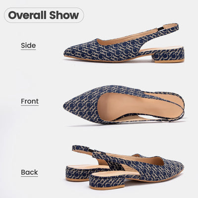 CHCH Flat Ankle Strap Sandals - Open Toe