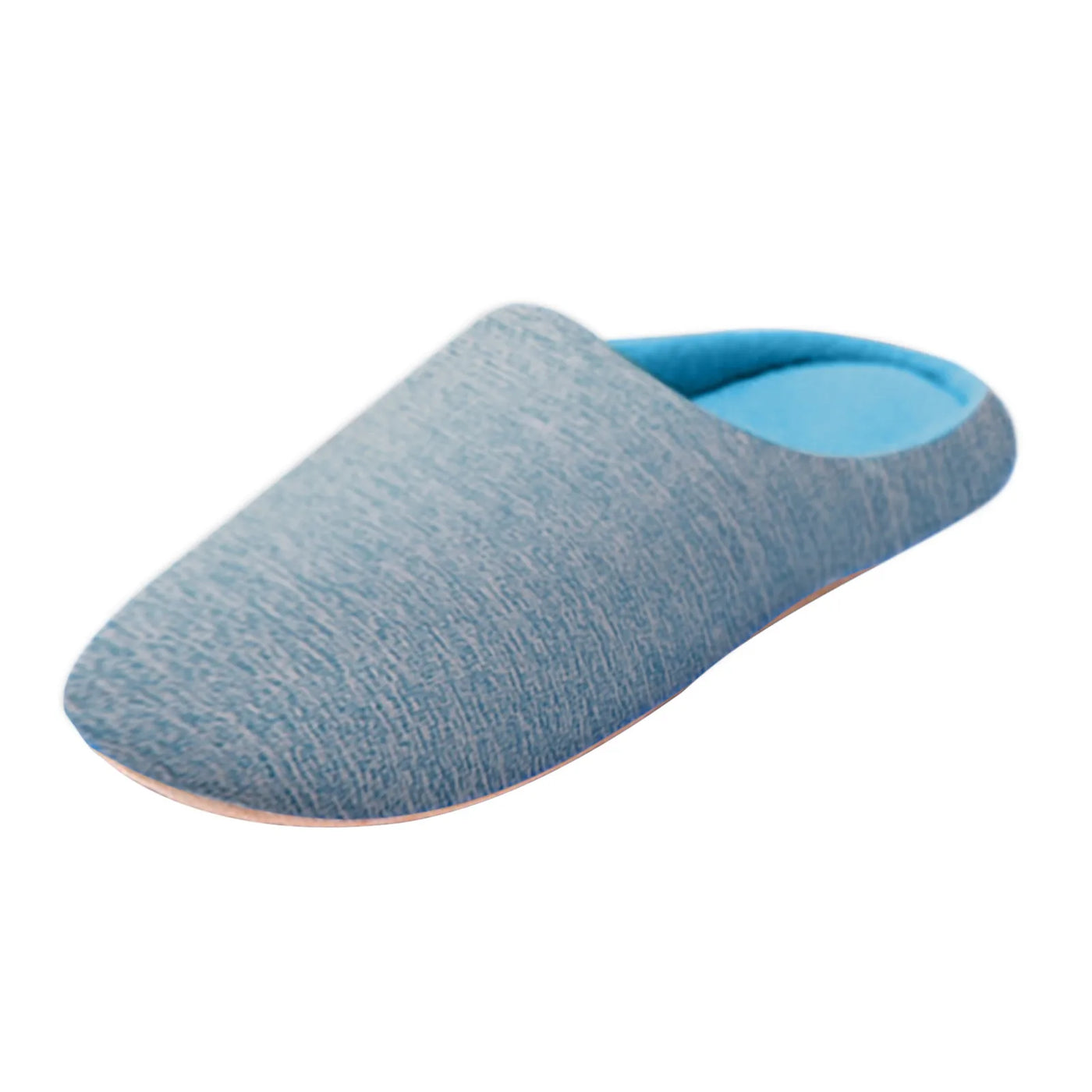 Plush House Slippers - Round Toe, Furry, Warm
