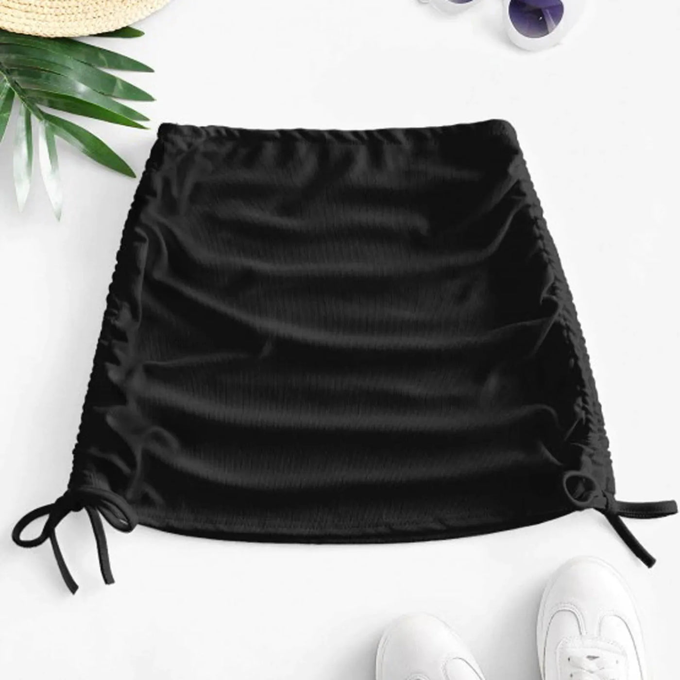 Bikini Skirts - Black Swimwear Bottoms