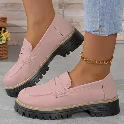 Slip-On Loafers - Casual Walking Shoes
