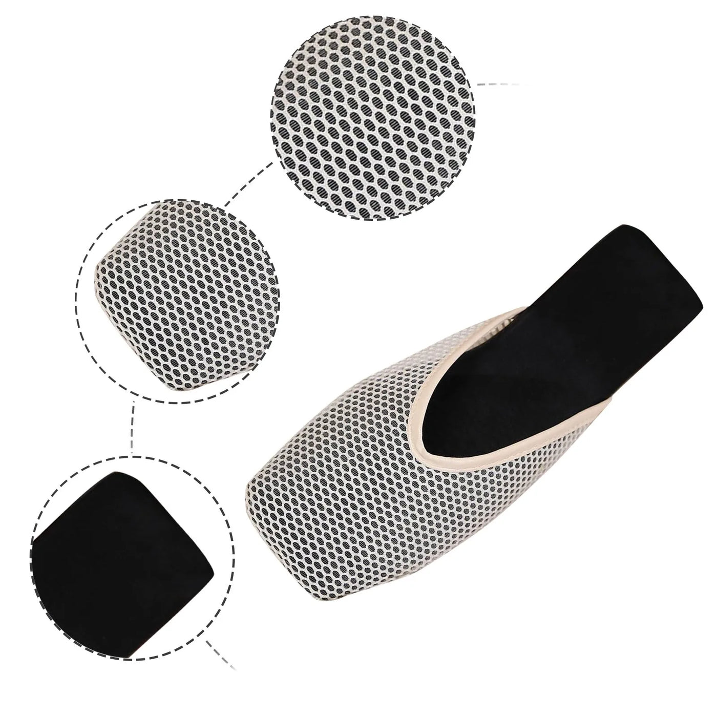 Mesh Flats Slipper - Non-Slip, Breathable