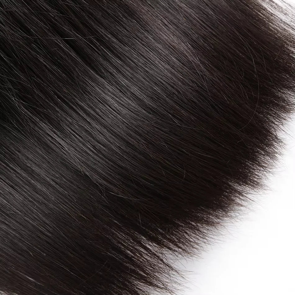 Brazilian Straight Hair Bundles - Natural Color Remy Human Hair Extensions