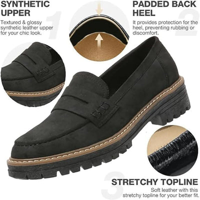 Slip-On Loafers - Casual Walking Shoes