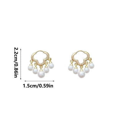 Cloud Earrings - Simple Studs, Light Luxury