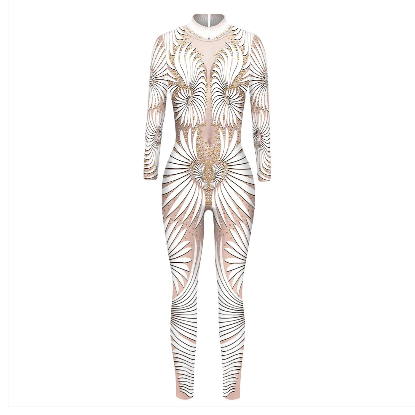 3D Printed Skeleton Robot Bodysuit - Halloween Costume