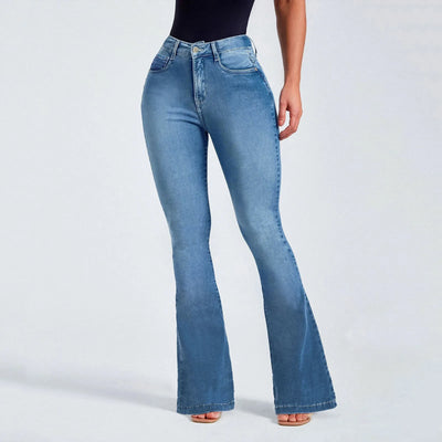 High Waist Flare Jeans - Vintage, Skinny, Bootcut