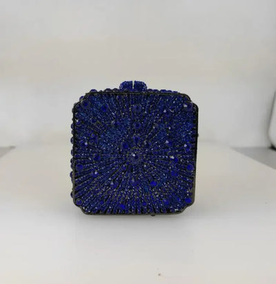 Crystal Evening Clutch Bag - Rhinestone, Bridal, Minaudiere