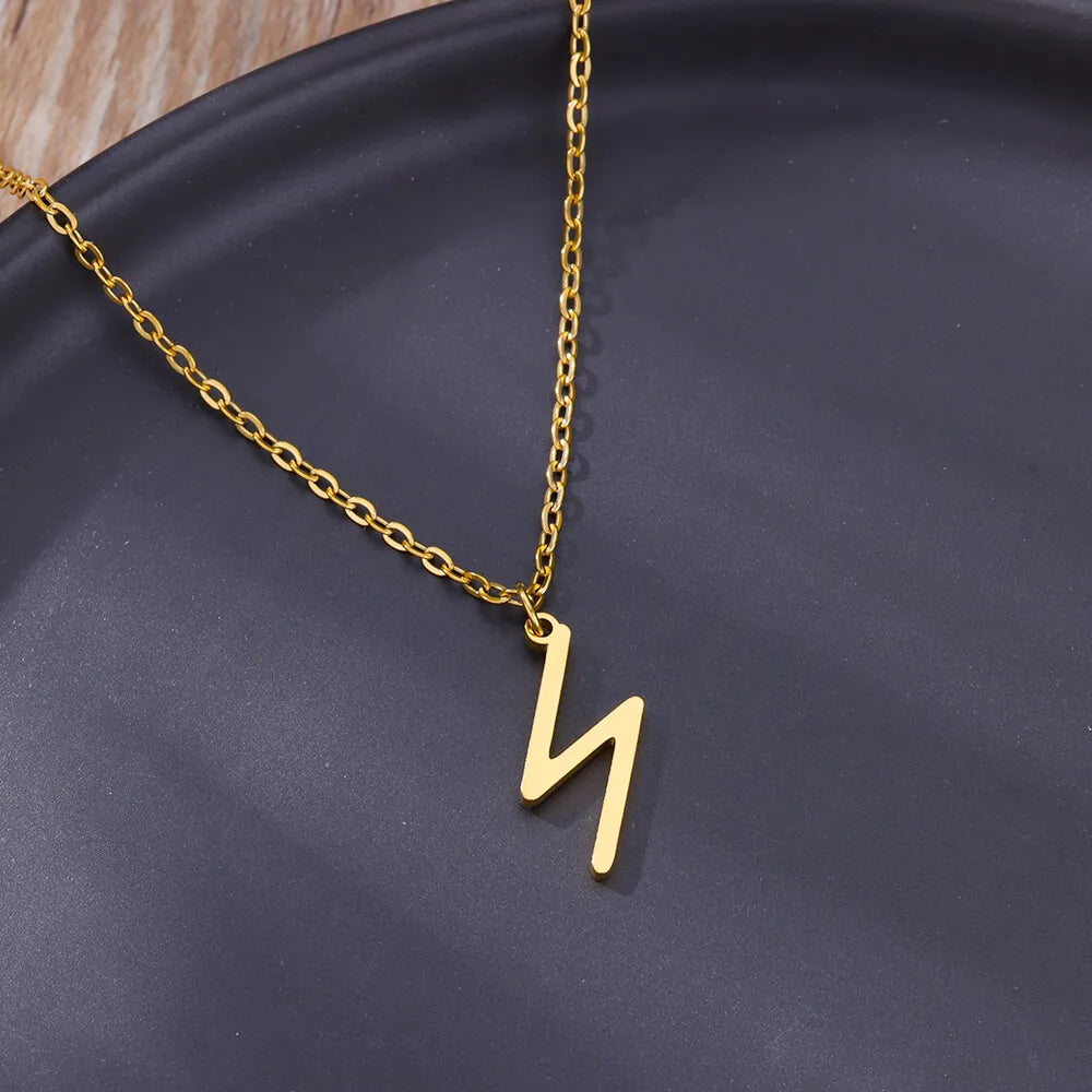 Viking Rune Necklace - Stainless Steel, Norse