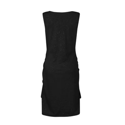 Bronzing Sleeveless V-Neck Dress