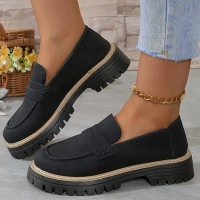 Slip-On Loafers - Casual Walking Shoes