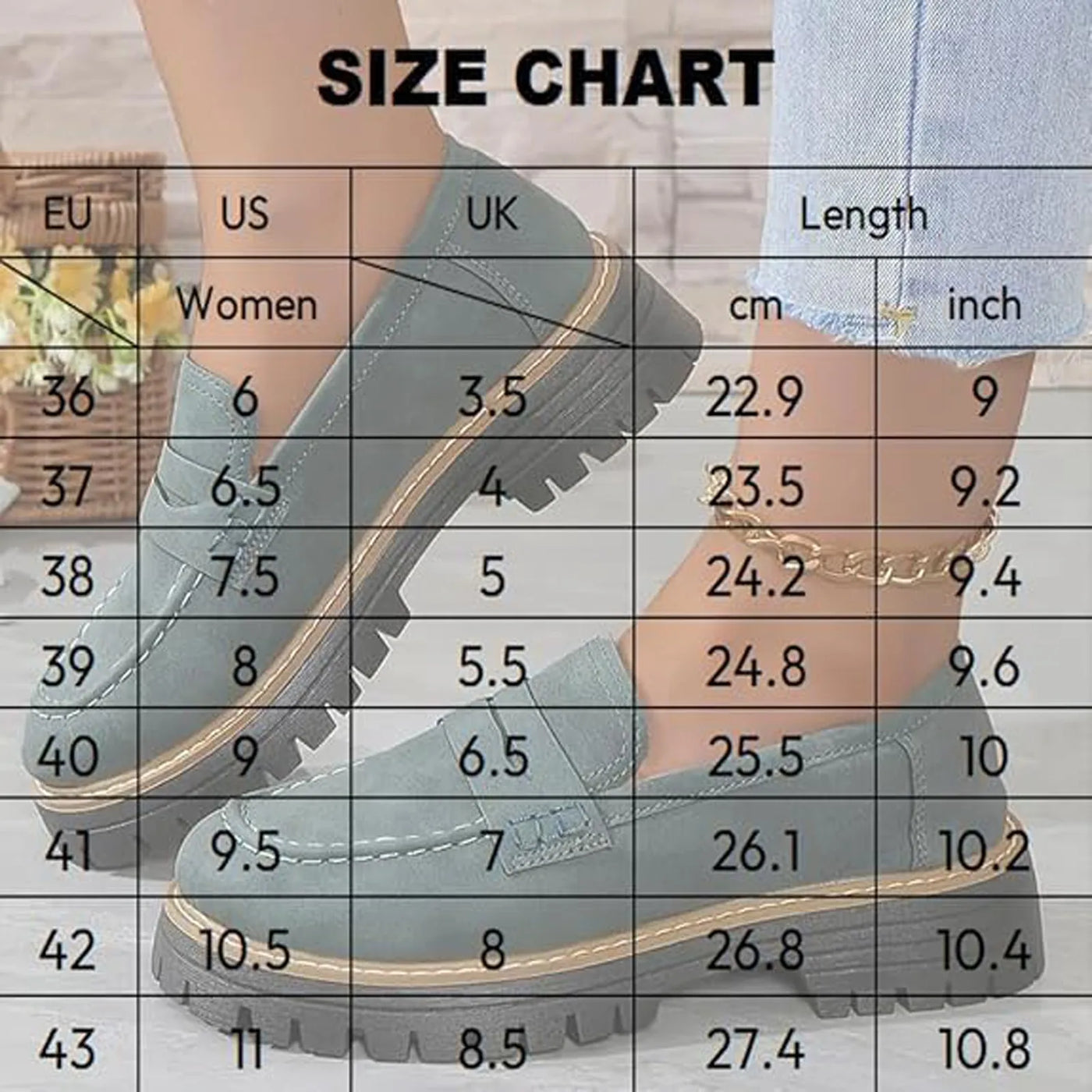 Slip-On Loafers - Casual Walking Shoes
