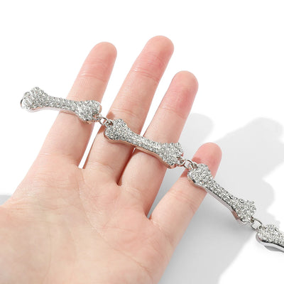 Rhinestone Clavicle Necklace - Aesthetic, Gothic Punk, Choker